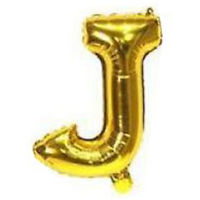 Imagen de Globo metalizado 32" letra J DORADO