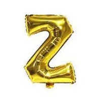 Imagen de Globo metalizado 16" letra Z DORADO