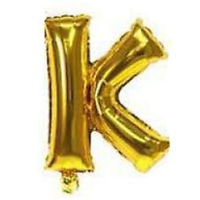 Imagen de Globo metalizado 32" letra K DORADO