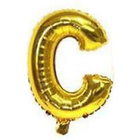 Imagen de Globo metalizado 32" letra C DORADO