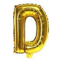 Imagen de Globo metalizado 32" letra D DORADO
