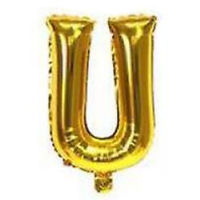 Imagen de Globo metalizado 32" letra U DORADO