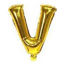 Imagen de Globo metalizado 32" letra V DORADO