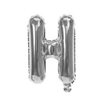Imagen de Globo metalizado 16" letra H PLATEADO