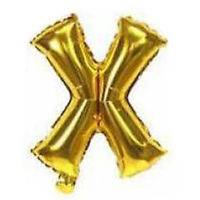 Imagen de Globo metalizado 32" letra X DORADO