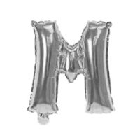 Imagen de Globo metalizado 16" letra M PLATEADO
