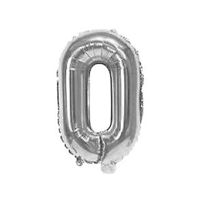 Imagen de Globo metalizado 16" letra O PLATEADO