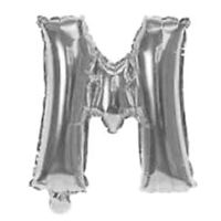 Imagen de Globo metalizado 32" letra M PLATEADO