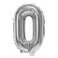 Imagen de Globo metalizado 32" letra O PLATEADO
