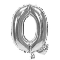 Imagen de Globo metalizado 32" letra Q PLATEADO