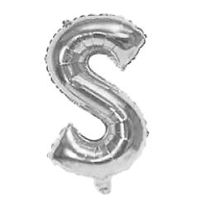 Imagen de Globo metalizado 32" letra S PLATEADO