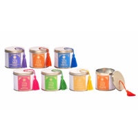 Imagen de Vela frasco de metal ZEN con tapa, CAJAx6 varias fragancias