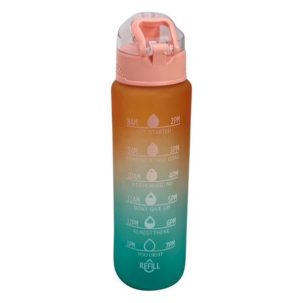 Imagen de Botella deportiva graduada motivacional 900ml, varios colores