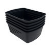 Imagen de Caja organizadora de plástico SOPRANO 15L NEGRO