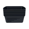 Imagen de Caja organizadora de plástico SOPRANO 15L NEGRO