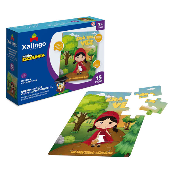Imagen de Puzzle de madera, 15 piezas, XALINGO, en caja