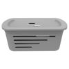 Imagen de Caja organizadora de plástico con tapa SOPRANO 5L GRIS