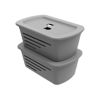 Imagen de Caja organizadora de plástico con tapa SOPRANO 5L GRIS