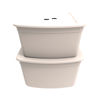 Imagen de Caja organizadora de plástico con tapa SOPRANO 15L BEIGE