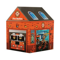 Imagen de Casita carpa cuartel de bomberos con 50 pelotas, en caja
