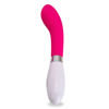 Imagen de Vibrador consolador de silicona a pilas 2AAA, eje curvo 12cm 10 velocidades en caja XXOO 2 colores