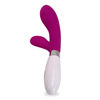 Imagen de Vibrador consolador y estimulador de clítoris de silicona a pilas 2AAA, 10 velocidades en caja XXOO 2 colores