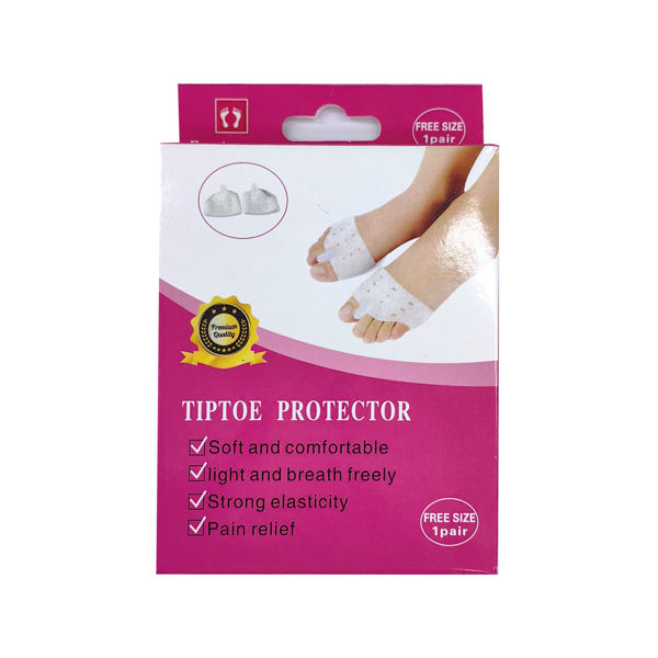 Imagen de Protector corrector separador de dedos de silicona x2, en caja