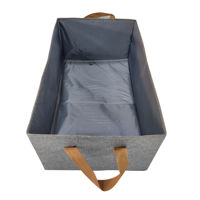 Imagen de Caja organizadora de TNT plegable, con asas, en bolsa