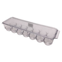 Imagen de Huevera de acrílico con tapa, para 14 huevos en bolsa