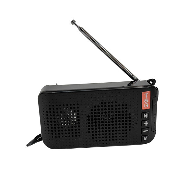 Imagen de Parlante radio TG184 con panel solar linterna BT5.0 USB  micro SD, T&G en caja