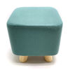 Imagen de Banquito de madera 4 patas, forrado PU varios colores en bolsa