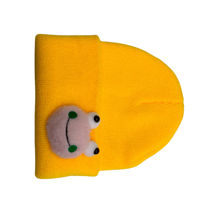 Imagen de Gorro infantil, tejido, con aplique, varios colores