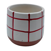 Imagen de Maceta de cerámica con diseño, varios colores