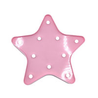 Imagen de Lámpara LED, 2AA, estrella varios colores