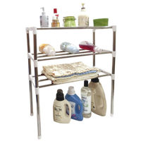 Imagen de Mueble organizador de metal, multiuso, 3 estantes, en caja