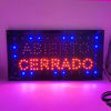 Imagen de Cartel LED luminoso, ABIERTO CERRADO en caja