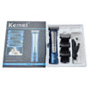 Imagen de Cortapelo Kemei KM-245, 4 cabezales recargable USB en caja