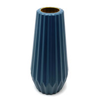 Imagen de Florero de plástico, labrado varios colores