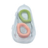 Imagen de Cubiertos infantiles x2 de metal mango anatómico de silicona, en caja plástica
