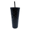 Imagen de Vaso con sorbito, de plástico 1000ml PACKx8, varios colores