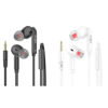 Imagen de Auriculares con cable auxiliar 3.5mm, varios colores, KLGO en caja