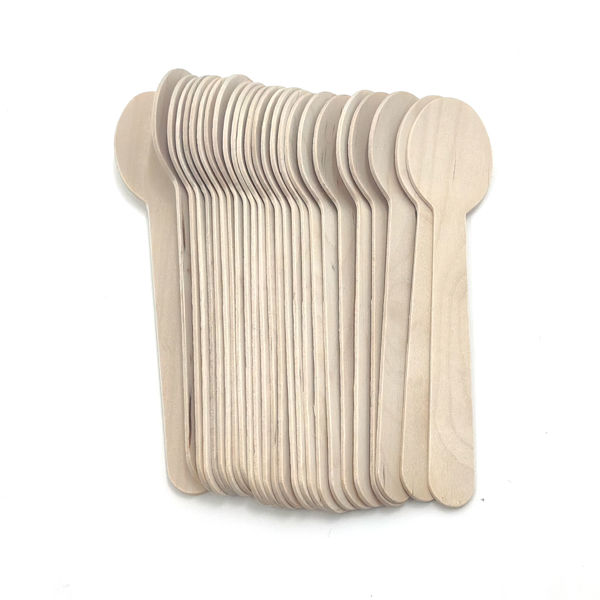 Imagen de Descartable, cuchara de madera, bolsa x25