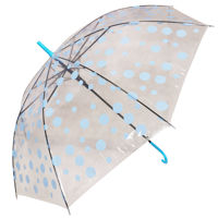 Imagen de Paraguas largo, 8 varillas, transparente de PVC, varios colores