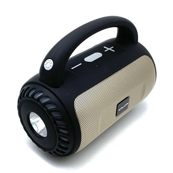 Imagen de Parlante bluetooth, RGB, con linterna, recarga USB en caja, varios colores