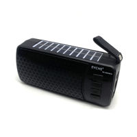 Imagen de Parlante con radio FM recarga solar y USB, USB mini  con bluetooth, en caja