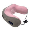 Imagen de Almohada con masajeador para cuello recarga mini USB, en caja 2 colores