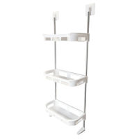 Imagen de Organizador de plástico 3 estantes, para apoyar ideal para ducha, en caja