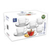 Imagen de Taza de vidrio con plato 215ml x6, en caja