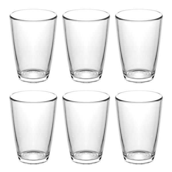 Imagen de Vaso de vidrio 210ml x6, en caja