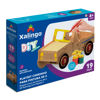 Imagen de Puzzle de madera, 3D camioneta para pintar con témpera, XALINGO en caja